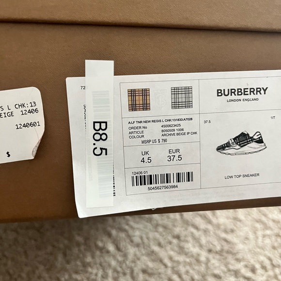 COPY - Burberry sneakers - Picture 7 of 16